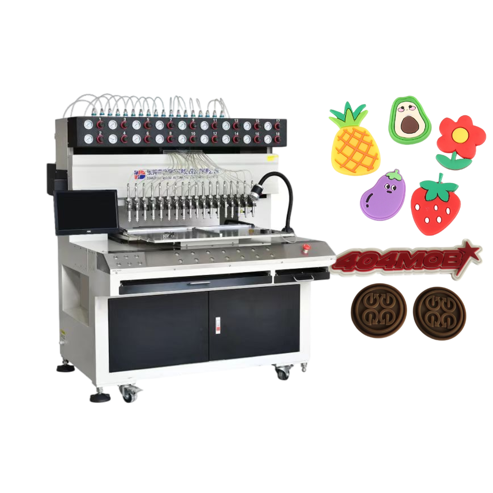 Happy face emoji soft pvc Keyring filling machine